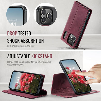 Apple Iphone Flip Magnetic Split Mobile Phone Case (Exclusive)