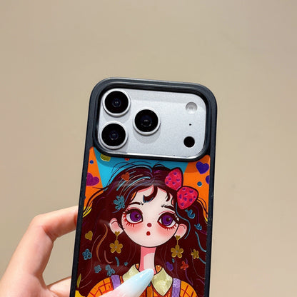 Apple iphone Cute Cartoon Girls' Fashion Creative Phone Case (Exclusive)