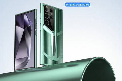 Samsung Ultra Series Blade Suitable Frosted Breathable Electroplating Case  (Exclusive)