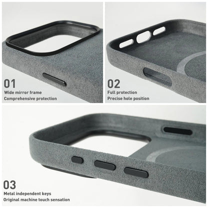 Apple Iphone series Suitable Alcantara Mobile Phone Case (Exclusive)