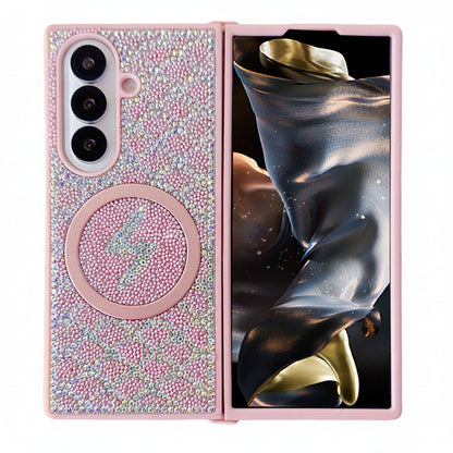 Samsung Foldable Screen Glitter Diamond Magnetic Bracelet Protective Case (Exclusive)