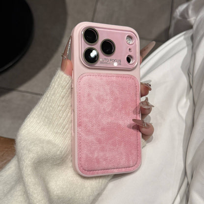 Apple Iphone Denim Pattern Suitable Film for Autumn and Winter Case (Exclusive)