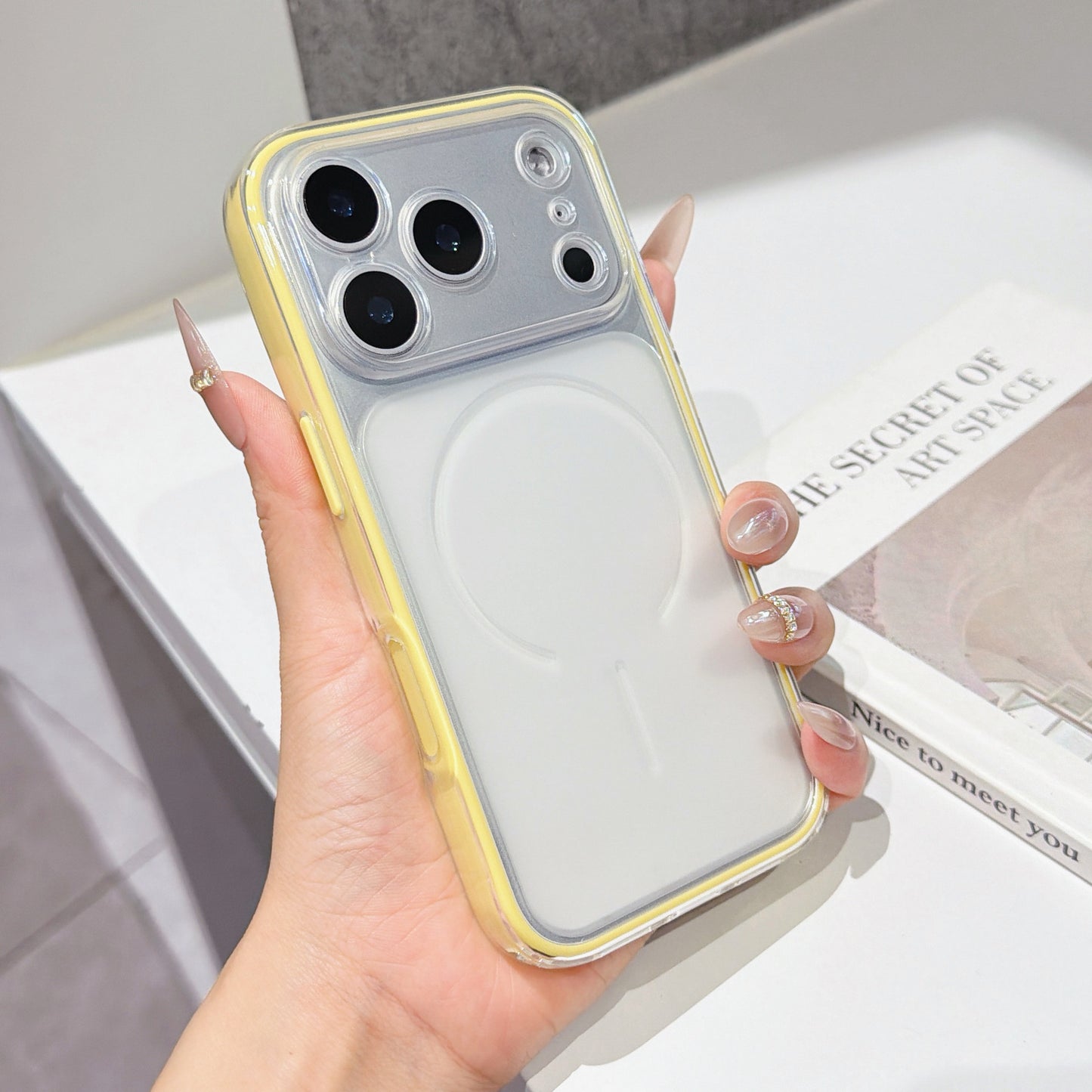 Apple Iphone Suitable Side colored Magsafe case (Exclusive)