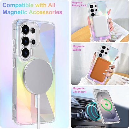 Samsung Ultra series Frosted Gradient Transparent Anti-Fall Protective Case (Exclusive)