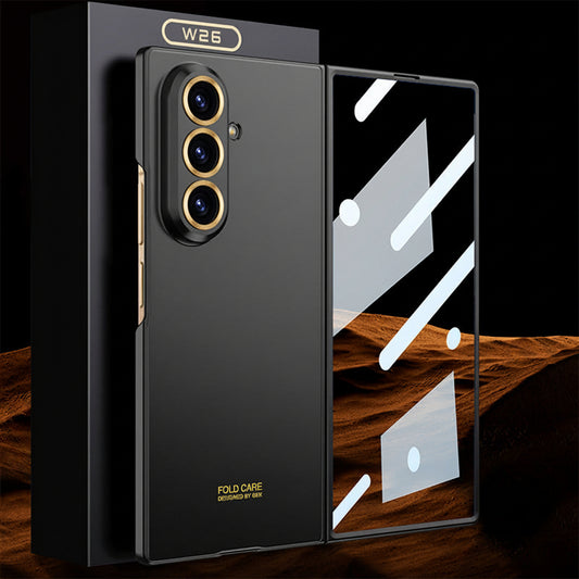 Samsung Fold series Pure Color Silk-Like Ultra-Thin Foldableing Screen Case Film Integrated Protective Cover (Exclusive)