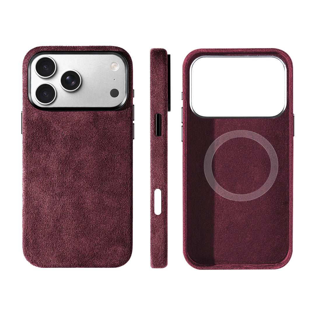 Apple Iphone series Suitable Alcantara Mobile Phone Case (Exclusive)