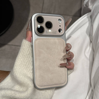 Apple Iphone Denim Pattern Suitable Film for Autumn and Winter Case (Exclusive)