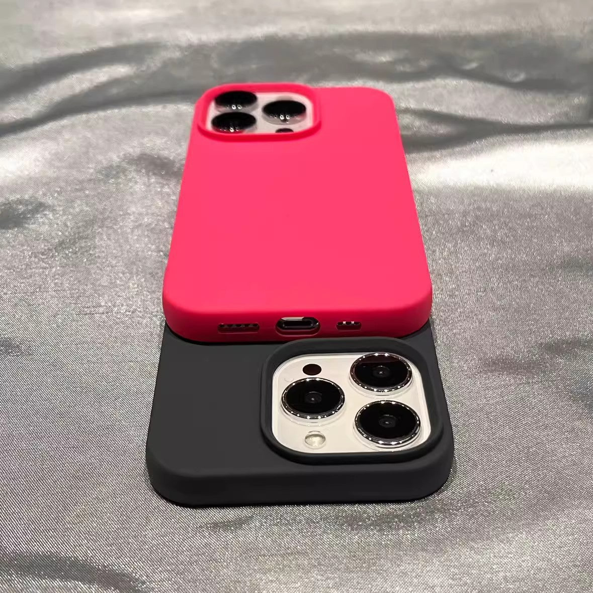 Apple Iphone Half-Pack Matte Silicone Solid Color Case (Exclusive)