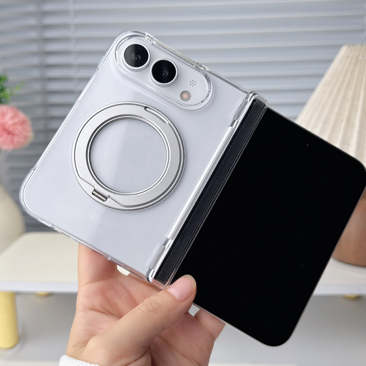 Apple iPhone Ultra fold phone case, gradient magnetic stand case (Exclusive)