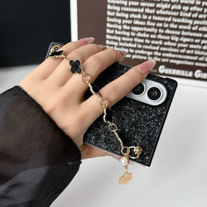 Samsung Fold colorful Chanel-style bracelet protective case (Exclusive)