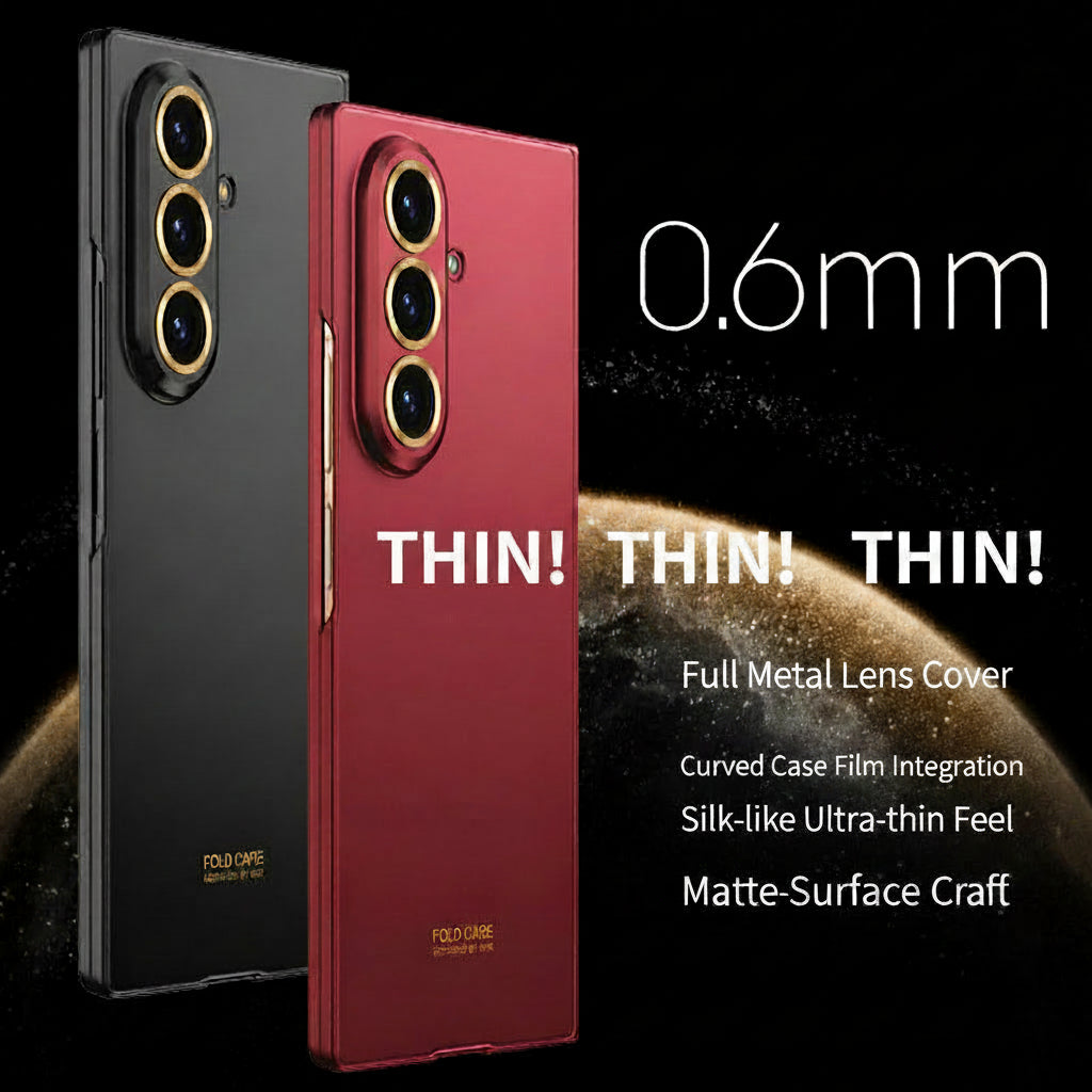 Samsung Fold series Pure Color Silk-Like Ultra-Thin Foldableing Screen Case Film Integrated Protective Cover (Exclusive)
