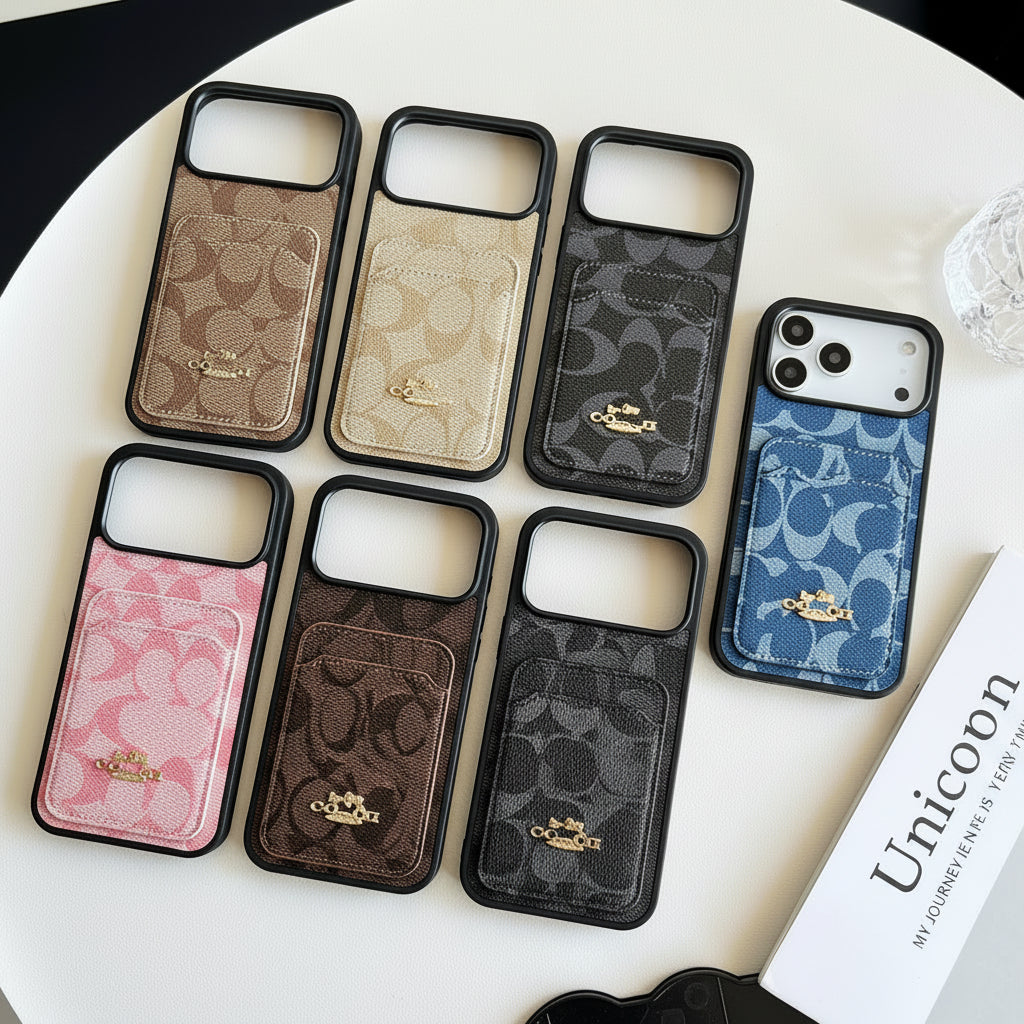 Apple iphone series Retro Denim Card Holder European and American Suitable Case (Exclusive)