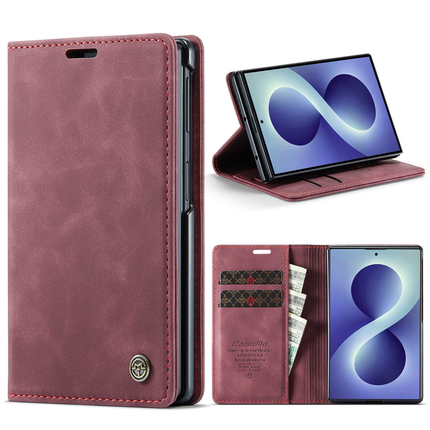 Samsung Fold series Leather premium quality case (Exclusive)