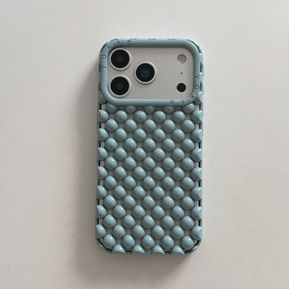 Apple Iphone Solid Color Pearl Creative Mobile Phone Case (Exclusive)