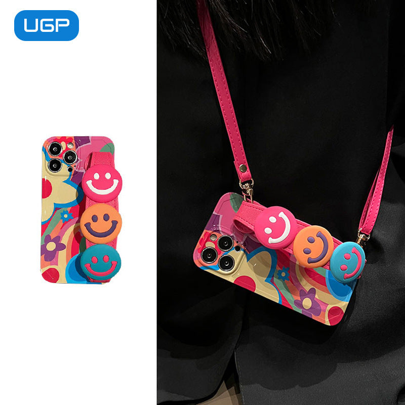 Apple Iphone Wristband Smiley Face Case (Exclsuive)