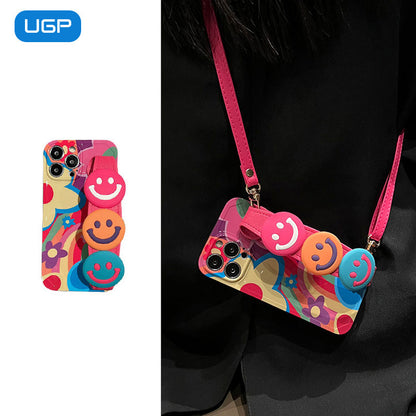 Apple Iphone Wristband Smiley Face Case (Exclsuive)