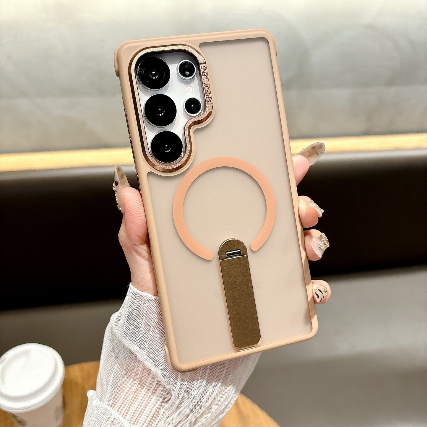 Samsung  Ultra Series Phone Case O3 Station Magnetic Suction 360 Rotation Bracket Cover  (Exclusive)