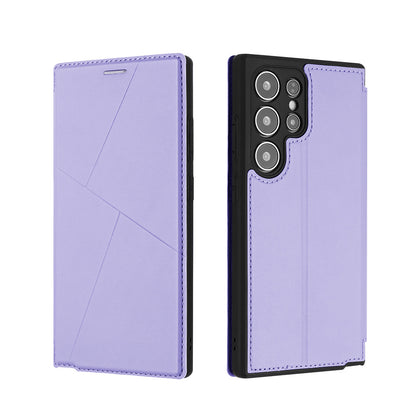 Samsung Ultra series Leather material all-inclusive thin magnetic card Case (Exclusive)