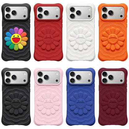 Apple Iphone series Cas Collaboration with Takashi Murakami Eti Sunflower case (Exclusive)