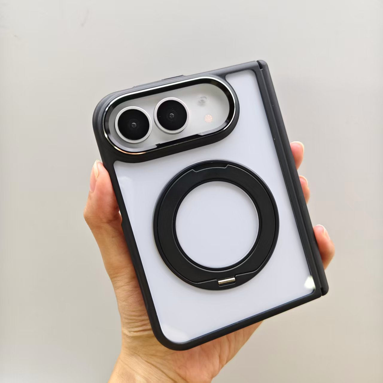 Apple Iphone Ultra series Magnetic Dopamine Rotating Stand Case (Exclusive)