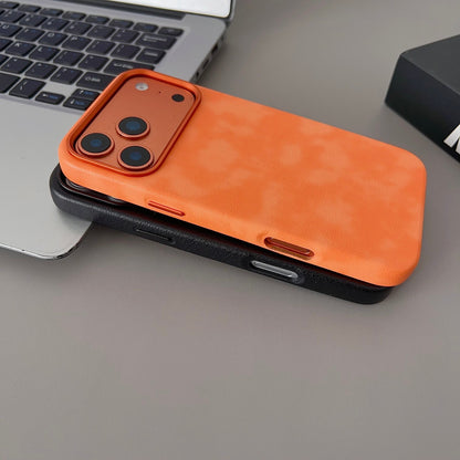 Apple Iphone Horse Leather Pattern Magnetic Phone Case (Exclusive)