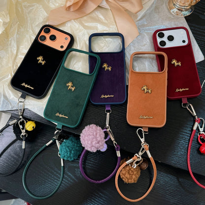 Apple iphone Velvet 3D Little Golden Horse (Exclusive)