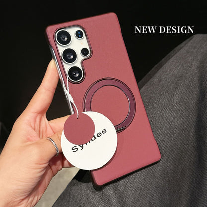 Samsung Ultra Series Plain Leather Cover with Stand with Vibrant Colors  (Exclusive)