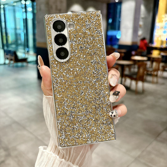 Samsung Fold series Electroplated Sparkling Glitter Large Diamond Folding Case (Exclusive)