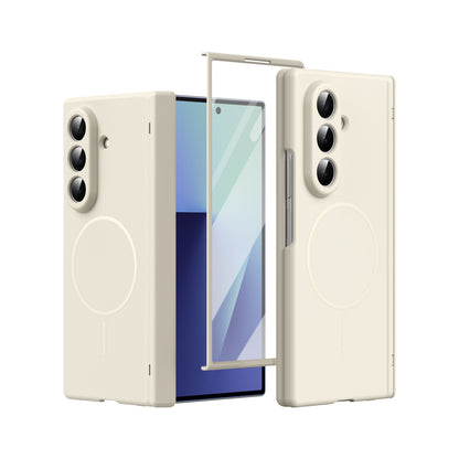 Samsung Z Fold series foldable with a skin-feel, thin magnetic closure and full coverage, including a central axis protective case (Exclusive)