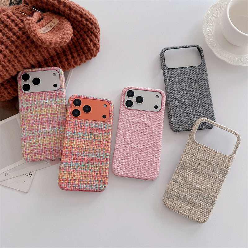Apple Iphone Advanced Woven Pattern Magnetic Case (Exclusive)
