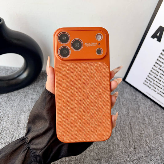 Apple Iphone Trendy Brand Plaid Pattern Phone Case (Exclusive)