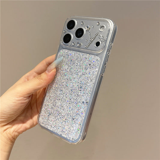 Apple Iphone Instantly transforms into a glittery for shockproof, has epoxy resin Case (Exclusive)