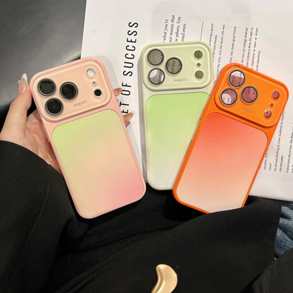 Apple Iphone Ins High-Transparency Gradient Dyeing Personalized Full Coverage, High Aesthetic Value, Light Luxury Case (Exclusive)