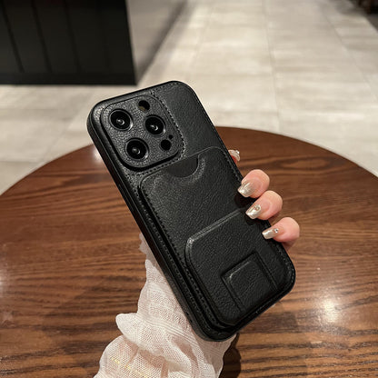 Apple Iphone Fresh Leather Imitation leather case with unique stand Cover (Exclusive)