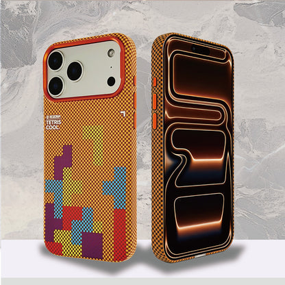 Apple iphone Carbon Fiber Pattern Kevlar Phone Case (Exclusive)