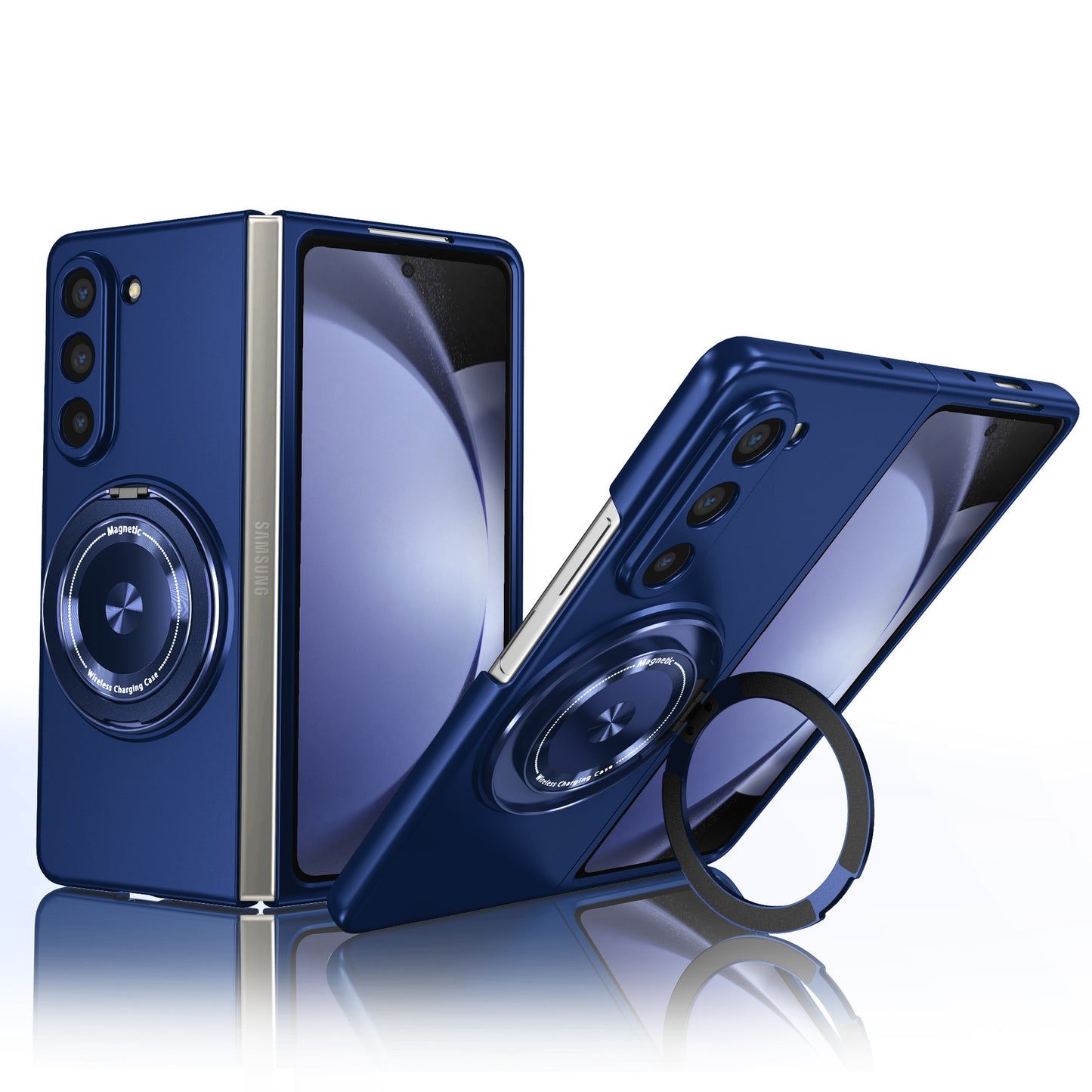 Samsung Fold & Flip Series Suitable Magnetic Rotating Stand Anti-Fall Phone Case (Exclusive)