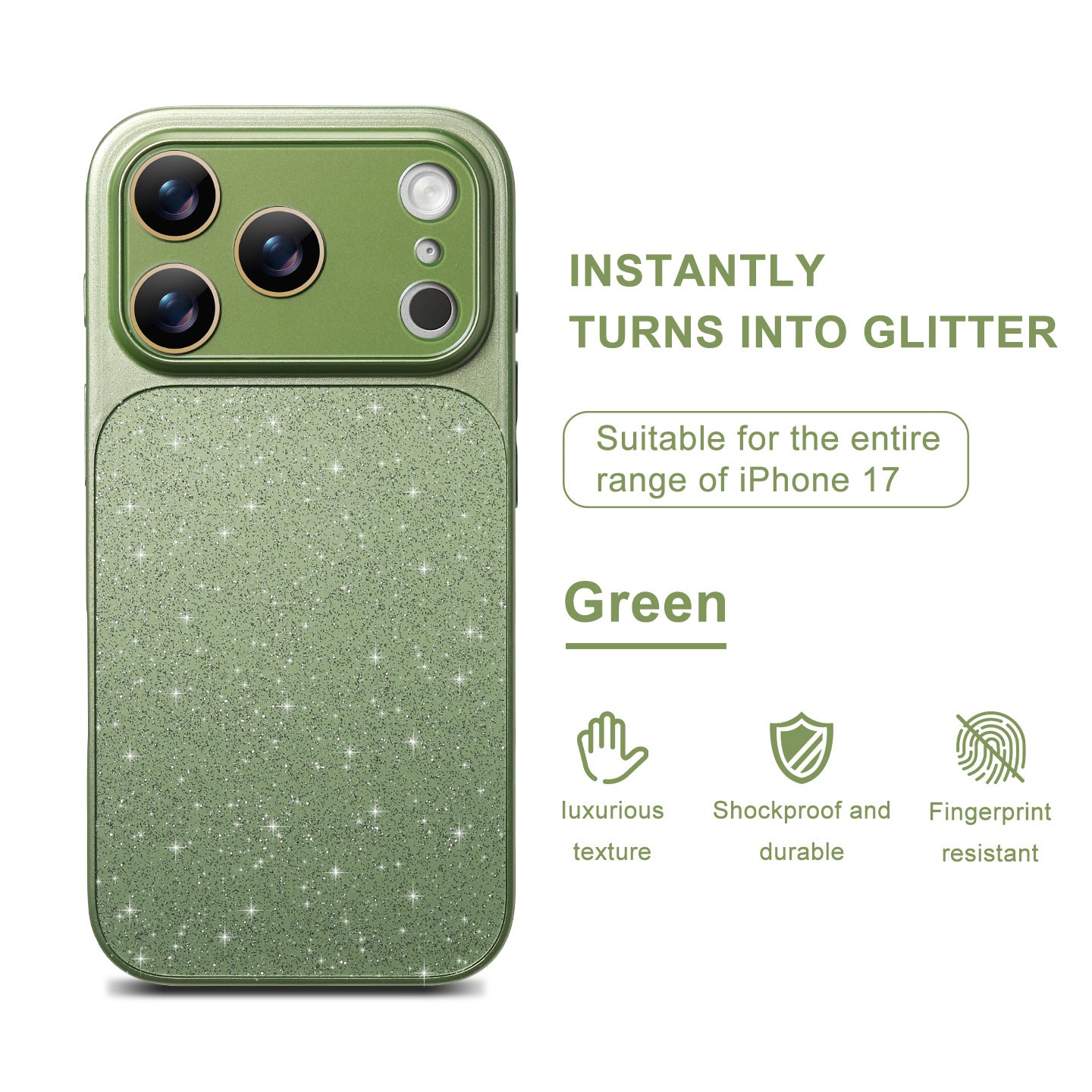 Apple iphone Max glitter phone case (Exclusive)