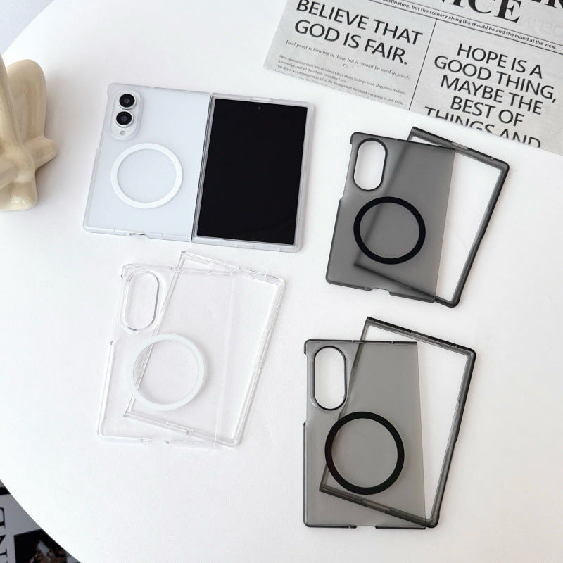 Samsung Fold Wireless Charging Adsorption, Simple, High-End, Fashionable Hard Case (Exclusive)