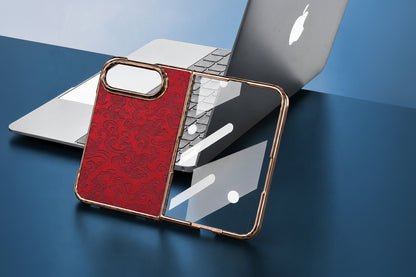 Apple Iphone Ultra series dragon pattern  and screen protector integrated protective case (Exclusive)