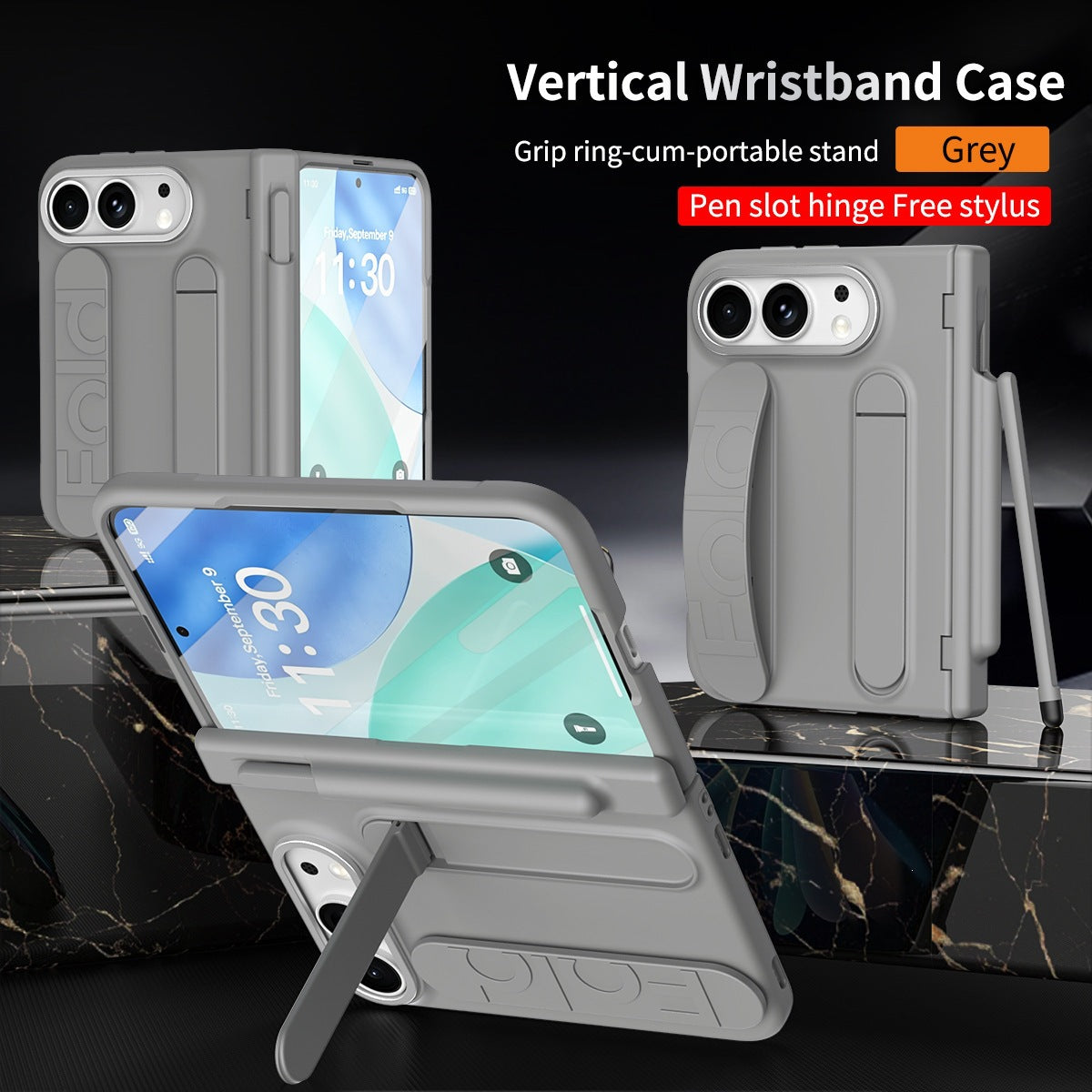Apple Iphone Ultra series pen wrist strap stand, and full-coverage protective case (Exclusive)
