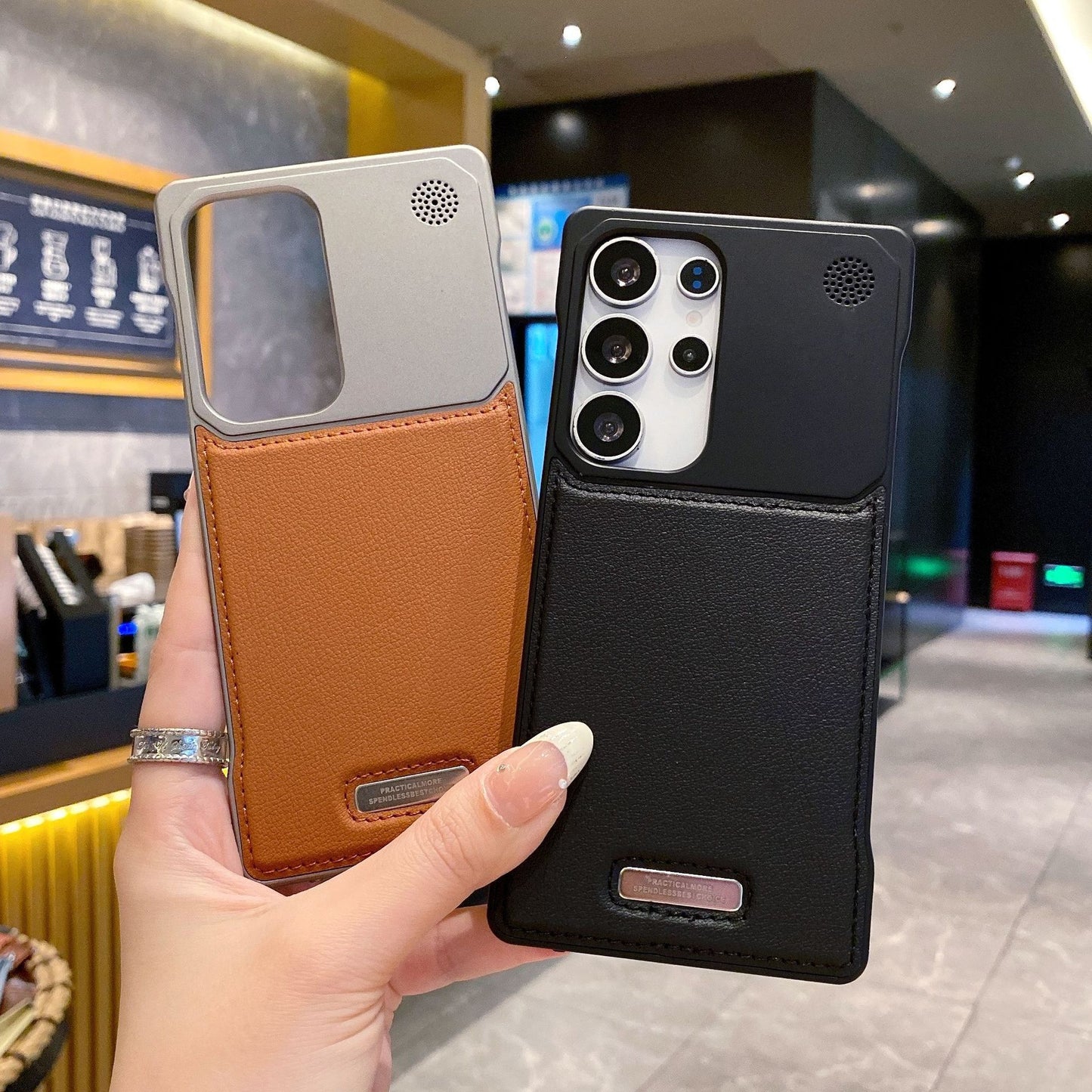 Samsung Ultra Series Skin Feel Aromatherapy Leather Mobile Case Magnetic  (Exclusive)