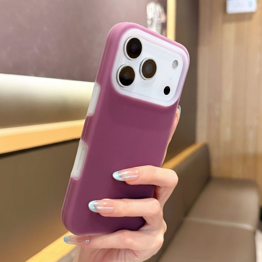 Apple Iphone series Liquid Jelly Magnetic Suction Suitable Pure Color Mobile Phone Case (Exclusive)