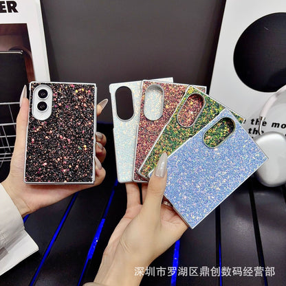 Samsung Z Fold gradient glitter phone case (Exclusive)