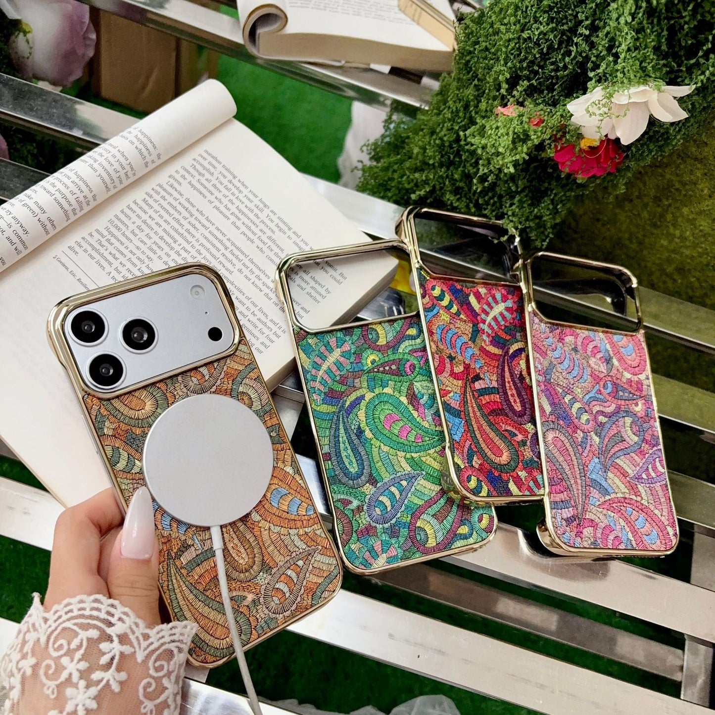 Apple iphone Frameless Electroplated Magnetic Suction Protective Case (Exclusive)
