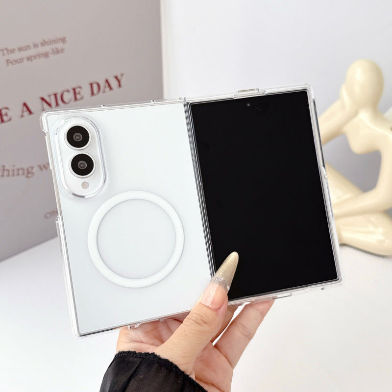 Samsung Fold Wireless Charging Adsorption, Simple, High-End, Fashionable Hard Case (Exclusive)