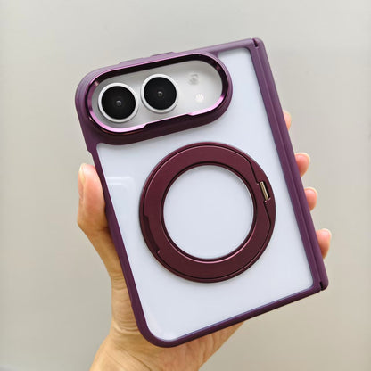 Apple Iphone Ultra series Magnetic Dopamine Rotating Stand Case (Exclusive)
