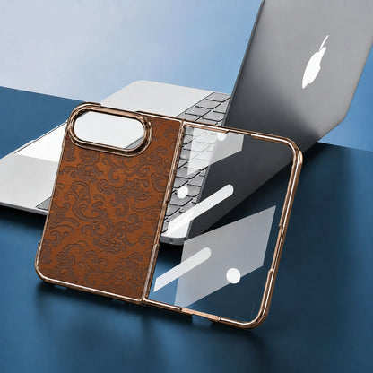 Apple Iphone Ultra series dragon pattern  and screen protector integrated protective case (Exclusive)