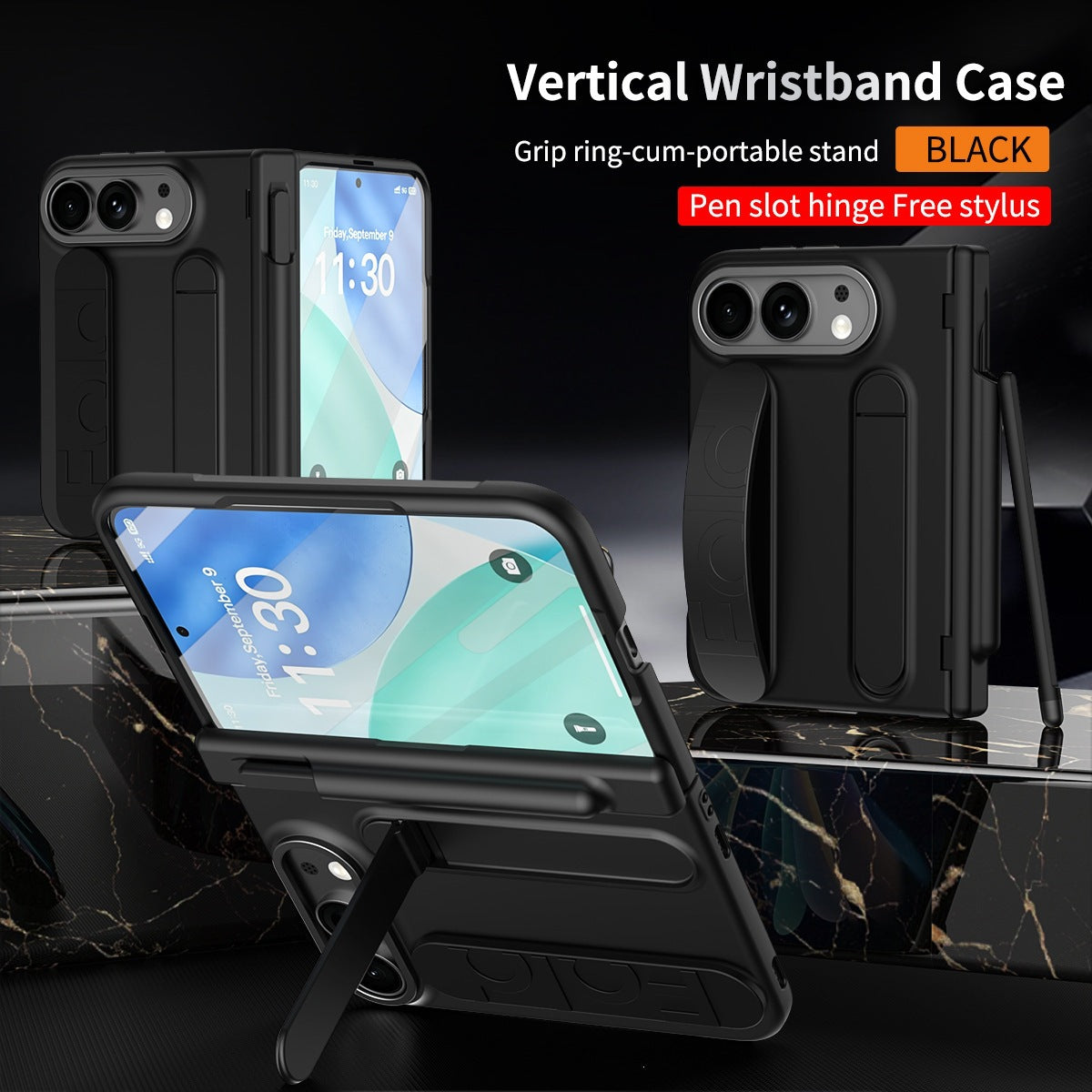 Apple Iphone Ultra series pen wrist strap stand, and full-coverage protective case (Exclusive)