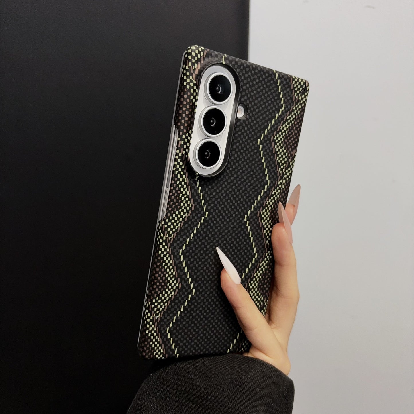 Samsung Fold series Fresh New Carbon Fiber Case (Exclusive)