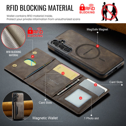 Samsung Ultra series anti-theft brush magnetic card case protective cover  wireless charger phone case magsafe (Exclusive)